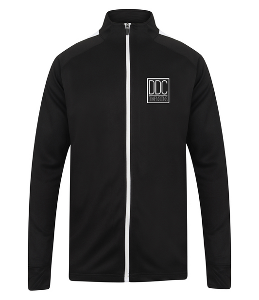 DDC Black High Neck Zipped Jacket