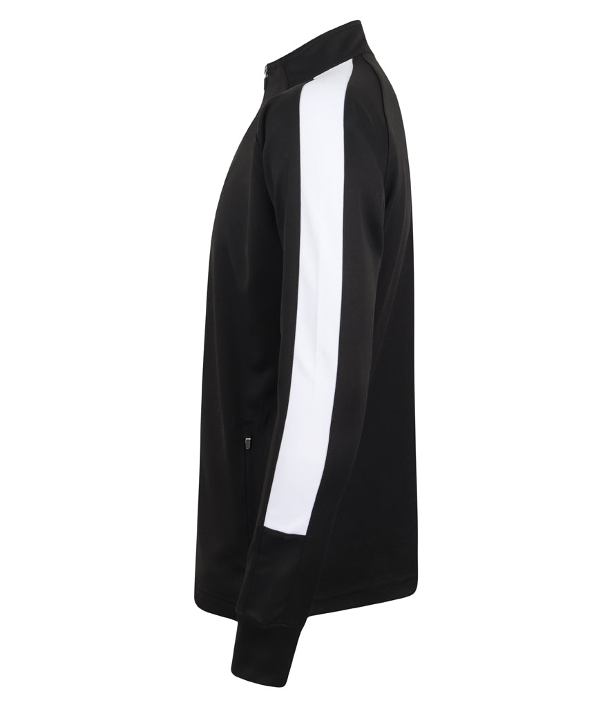 DDC Black High Neck Zipped Jacket