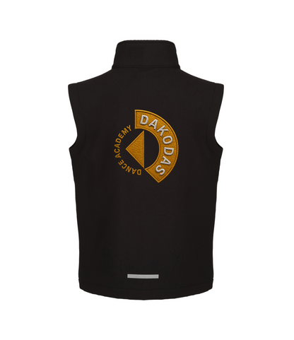 Dakodas Dance Academy Premium Embroidered Softshell Gilet