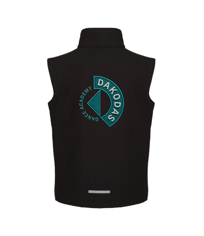 Dakodas Dance Academy Premium Embroidered Softshell Gilet