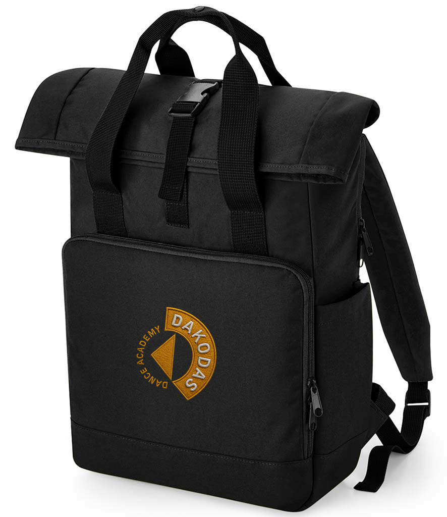 Dakodas Dance Academy Embroidered Rolltop Backpack