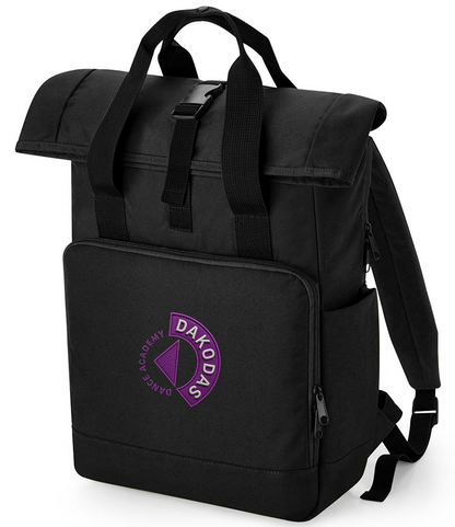 Dakodas Dance Academy Embroidered Rolltop Backpack