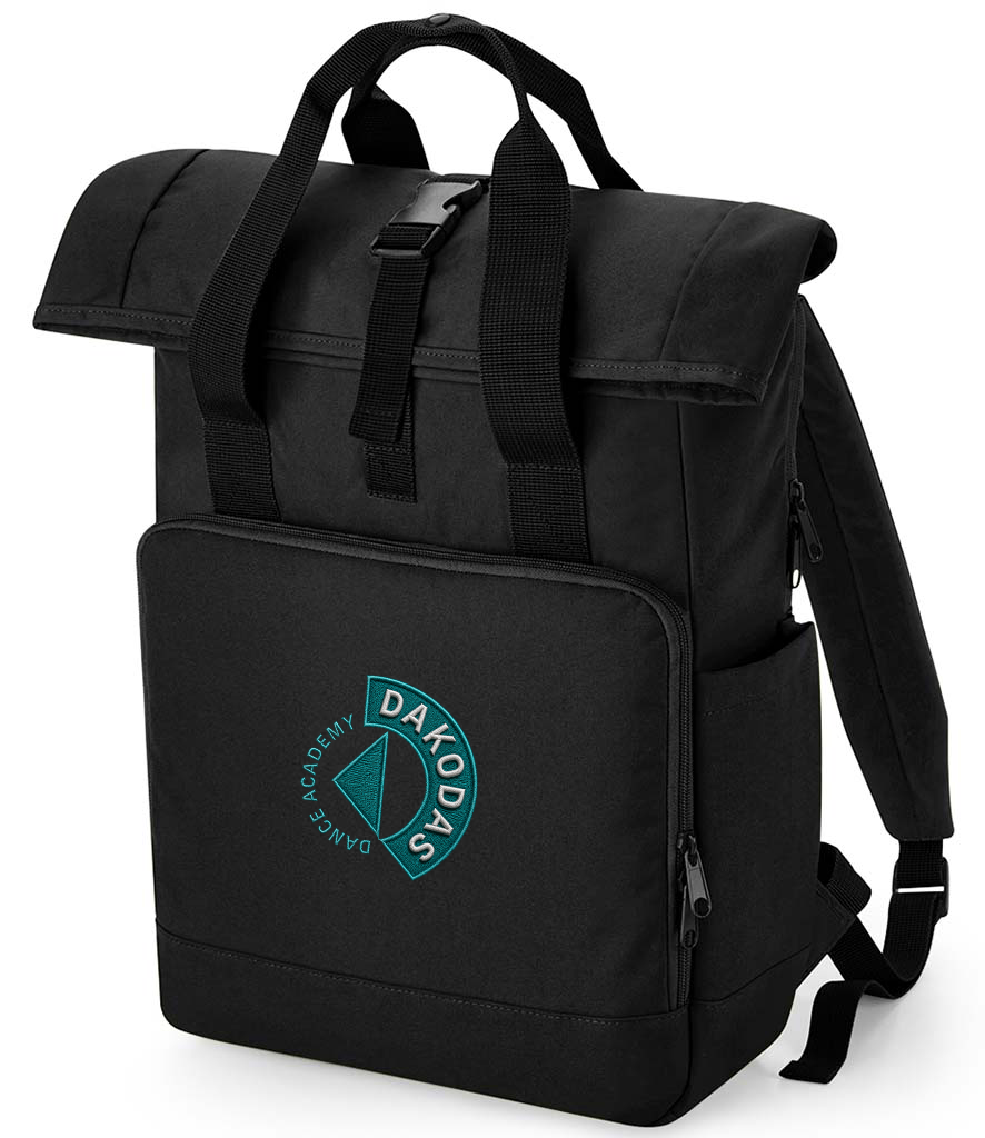 Dakodas Dance Academy Embroidered Rolltop Backpack