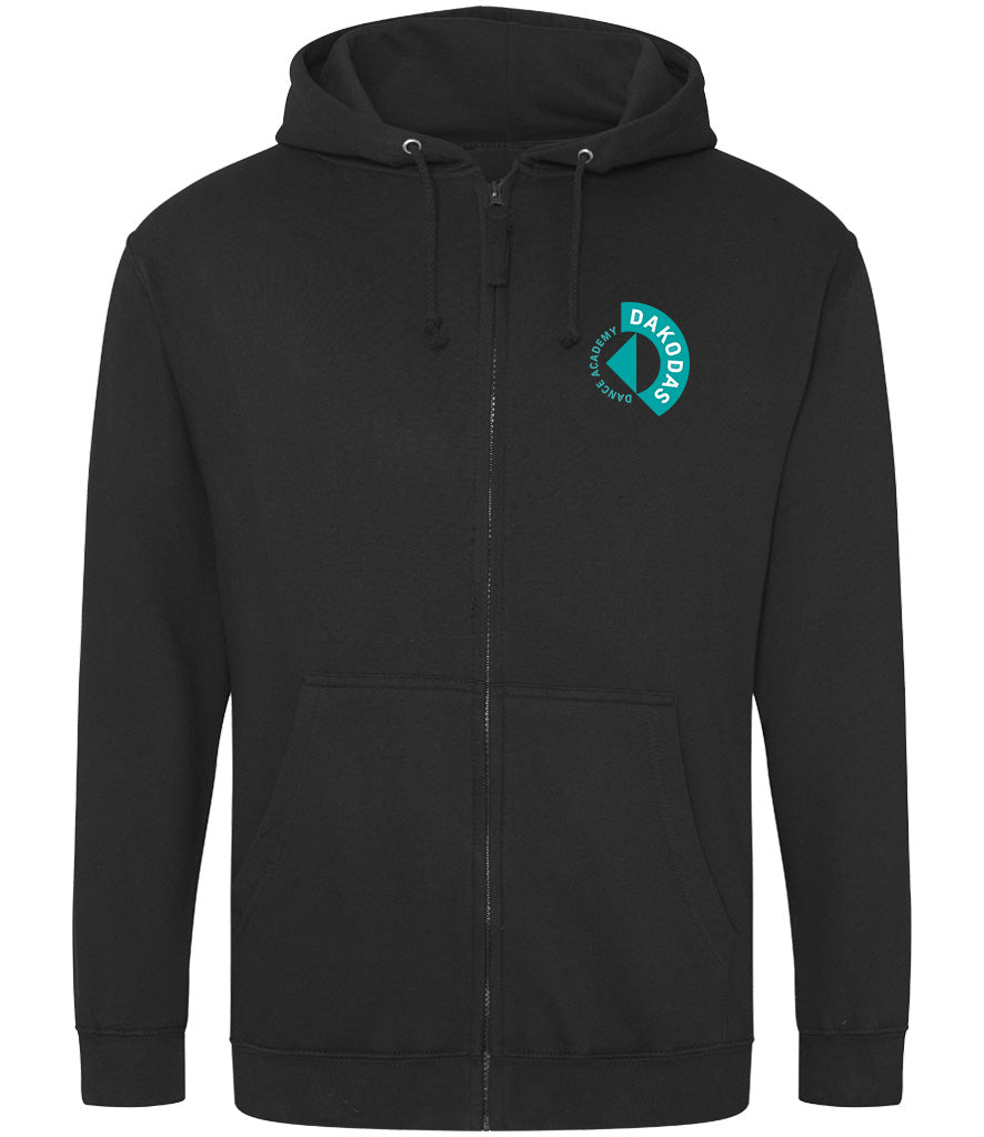 Dakodas Dance Academy Standard Printed Zipped Hoody